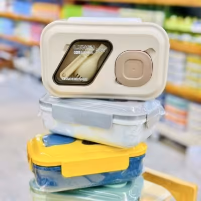 لانچ باکس و ظرف نگهدارنده غذا سه قسمتی