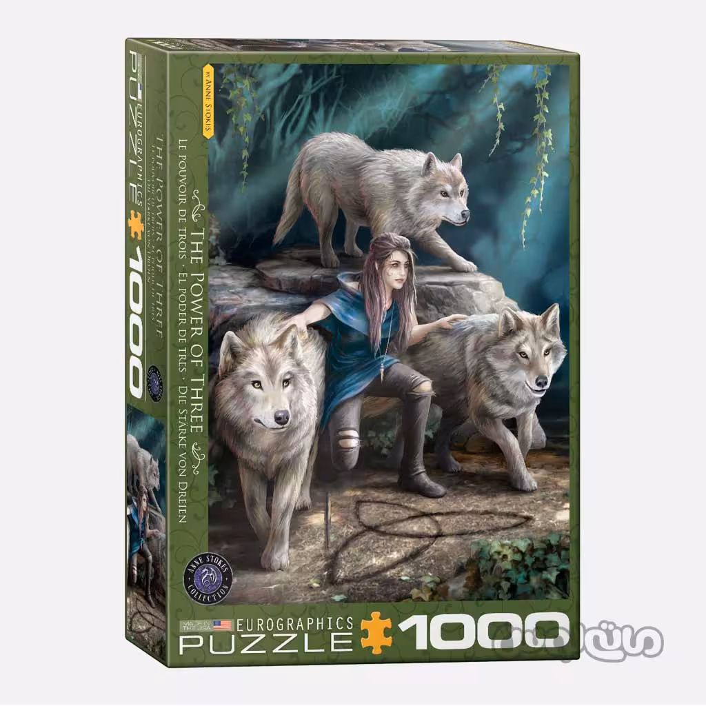 پازل 1000 تکه نقاشی قدرت اثر آنه استوک یوروگرافیک

