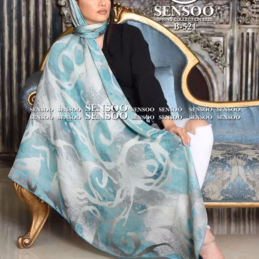روسری نخ ترک شاین مجلسی 029