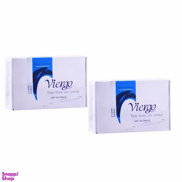 صابون ویرگو (Viergo) مدل Tea Tree Oil وزن 100 گرم مجموعه 2 عددی