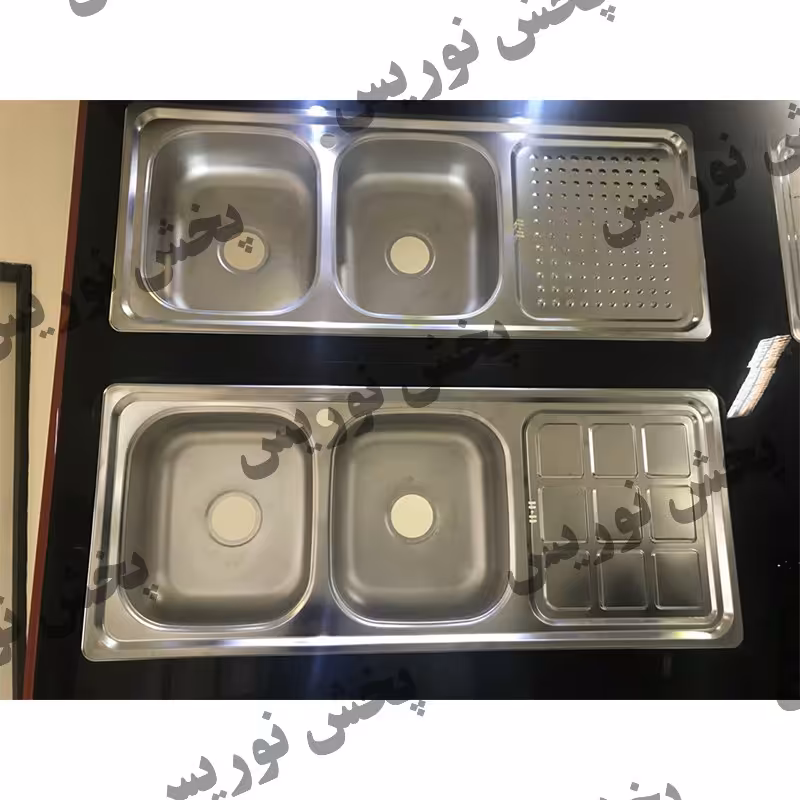 سینک استیل توکار 120 در 50 کد ES-157