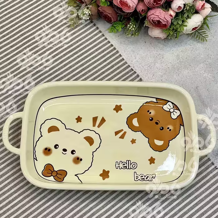 تابه مستطیل خرسی 27*18سانت کد89