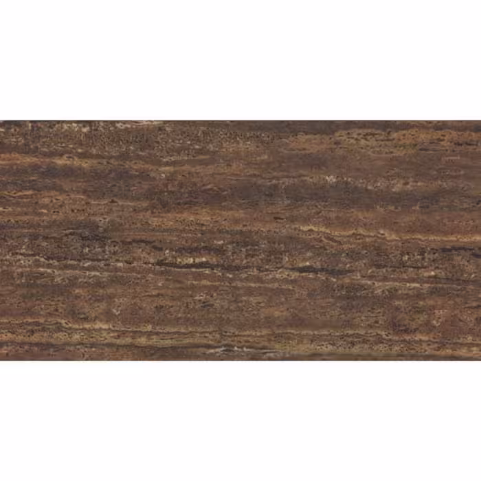 سرامیک کف و دیوار گریت قهوه‌ای پرسلانی دکومکور کد 1028 در ابعاد 60×120