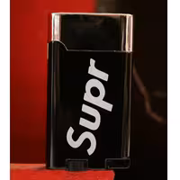 فندک مشکی اسپرت طرح  (super) فلزی 