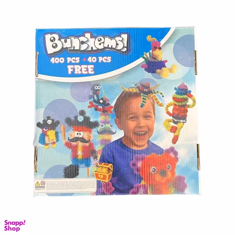 بازی ساختنی 400 تکه مدل Bunchems