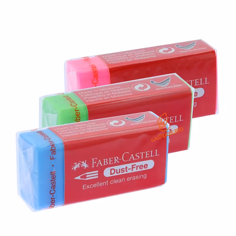 قیمت و خرید پاک کن داست فری رنگی 7125 فابر کاستل FABERCASTELL