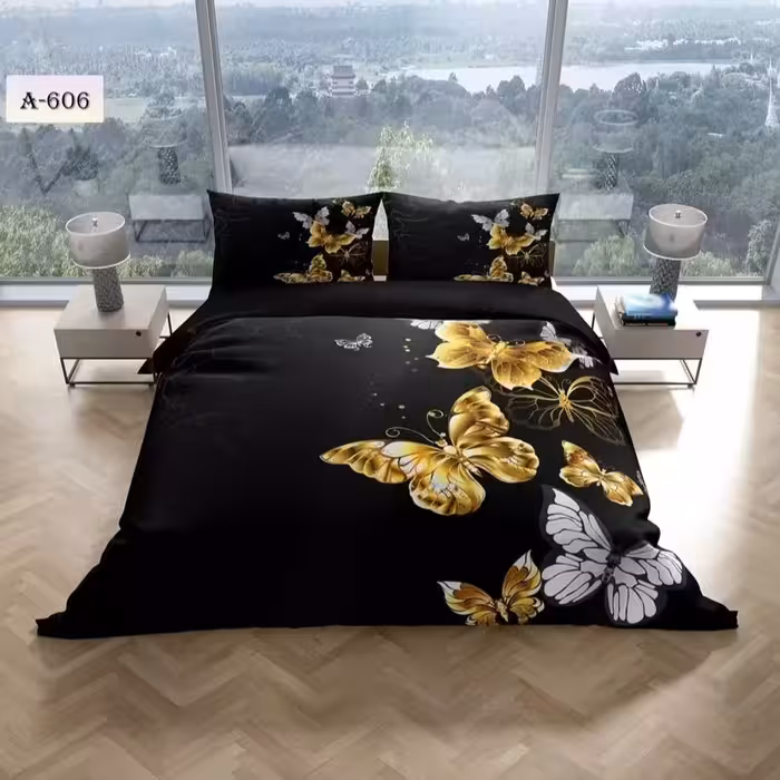 سرویس روتختی دو نفره 6تیکه طرح روز زیبا ارسال رایگان قیمت عالی گلدار