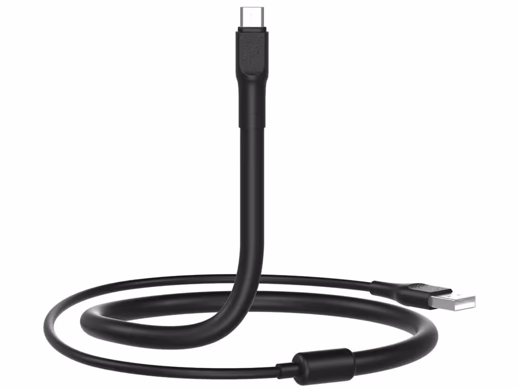 کابل شارژ و انتقال داده یواس‌بی به تایپ‌سی 1.2 متری با براکت قابل تغییر شکل ایکس‌او XO Fast Charge Type-C Cable NB195