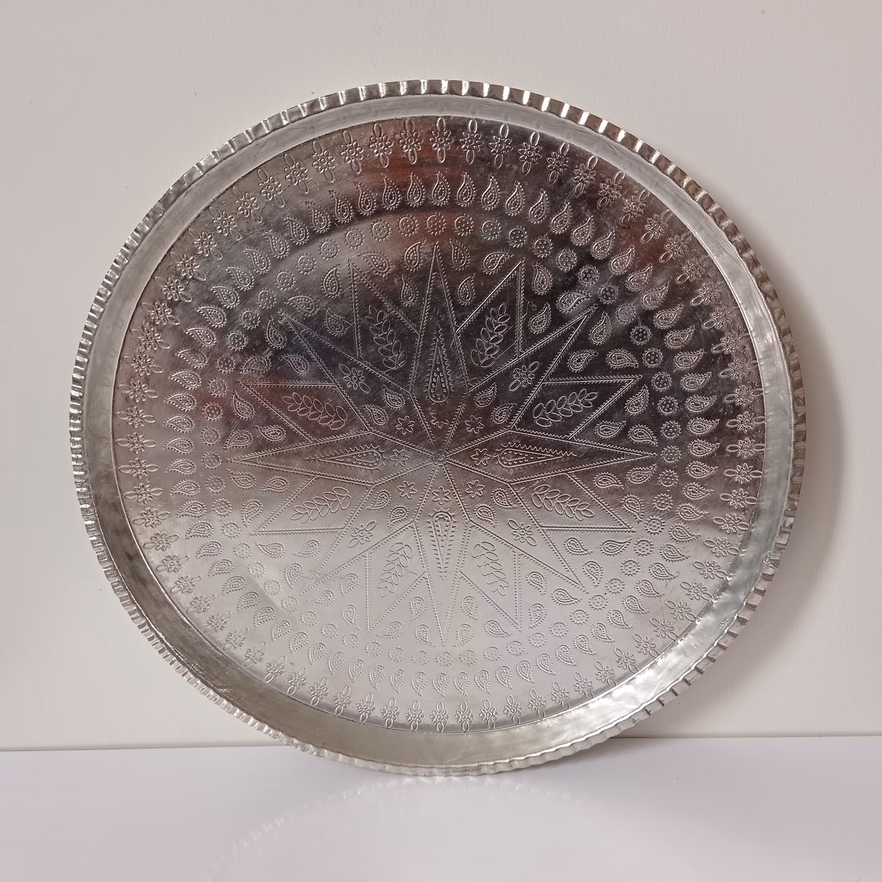 سینی گرد نانو شده قلع شده سایز 6