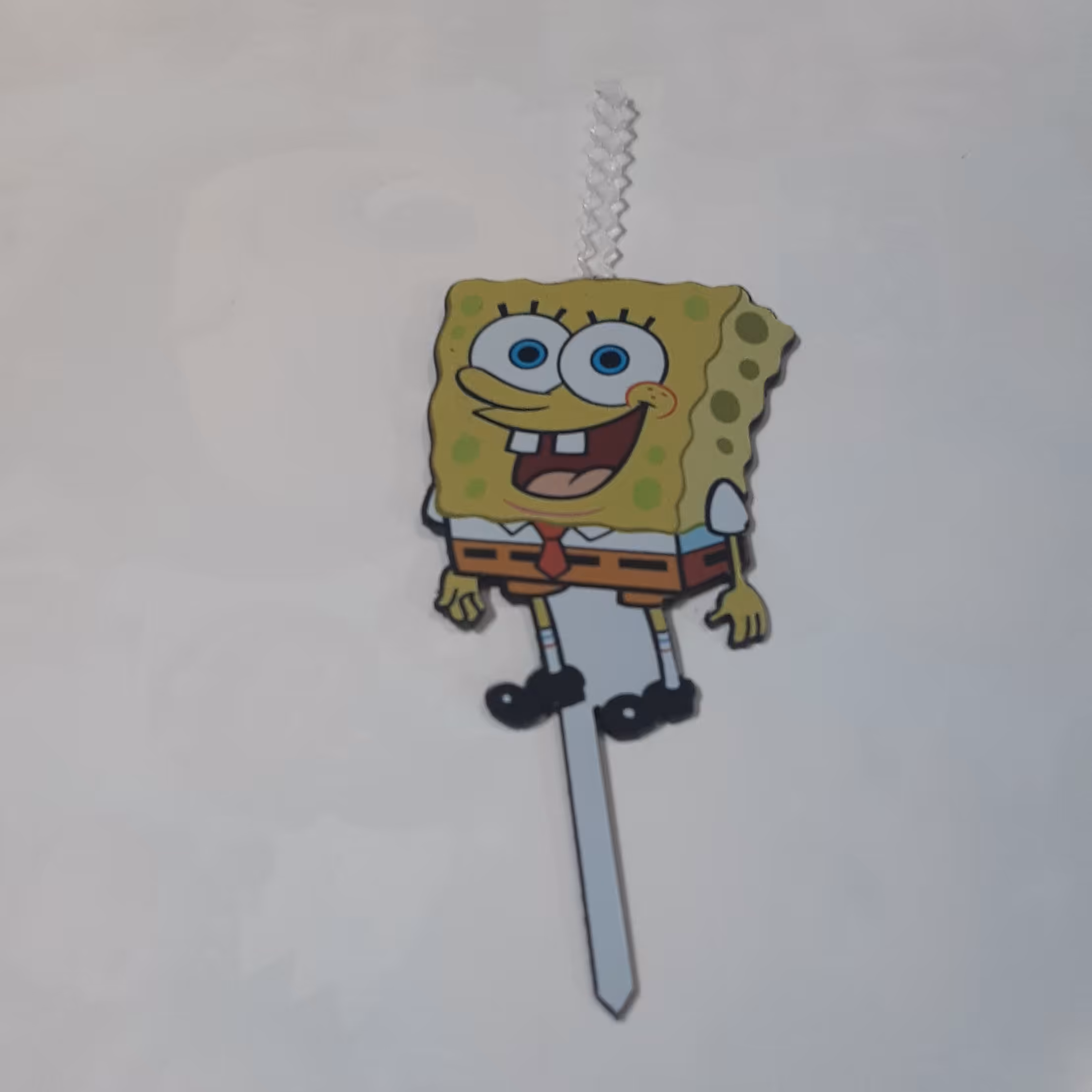 تاپر روی کیک تم باب اسفنجی