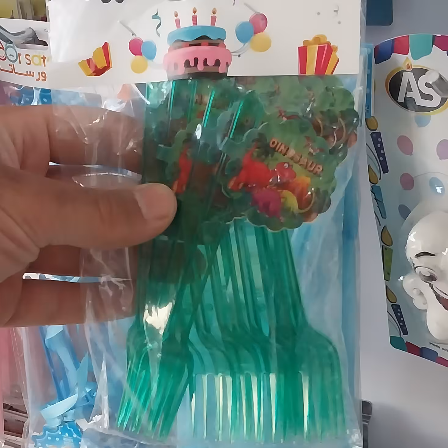 چنگال 12 عددی تم تولد دایناسورها 