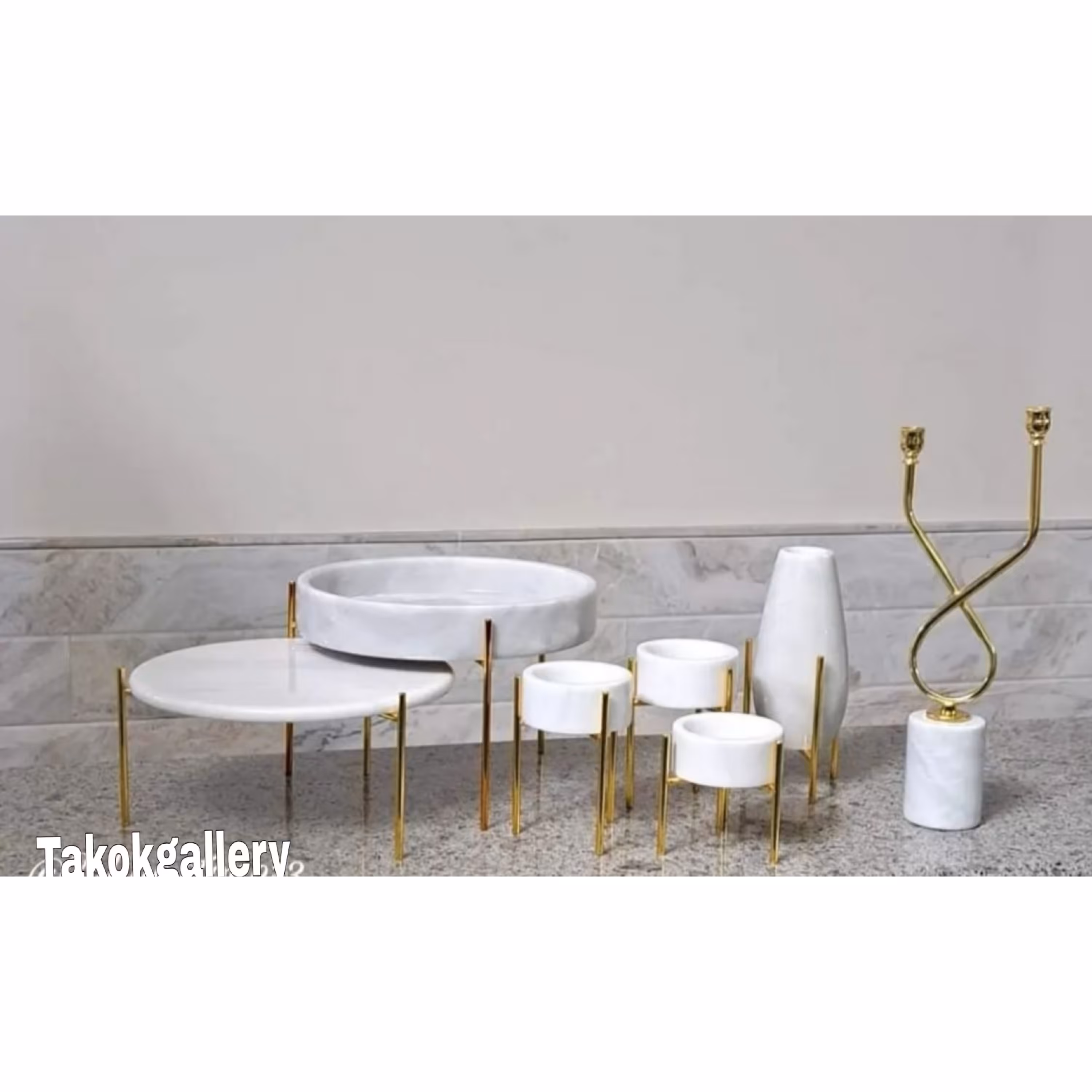 ست 7تیکه ظروف سنگی