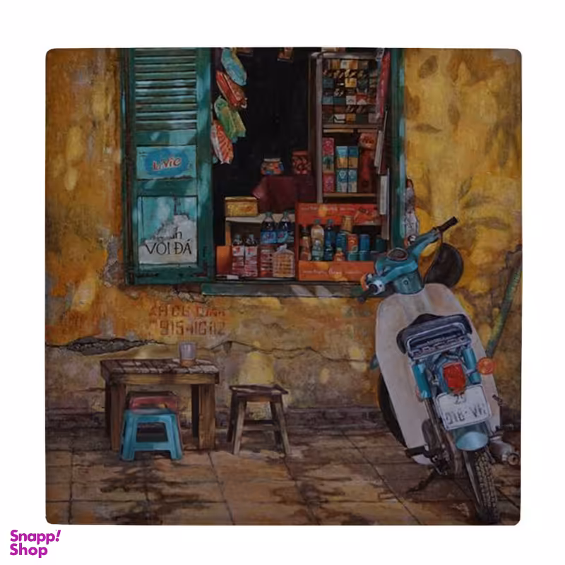 زیر لیوانی طرح موتور وسپا کد 3281385_736