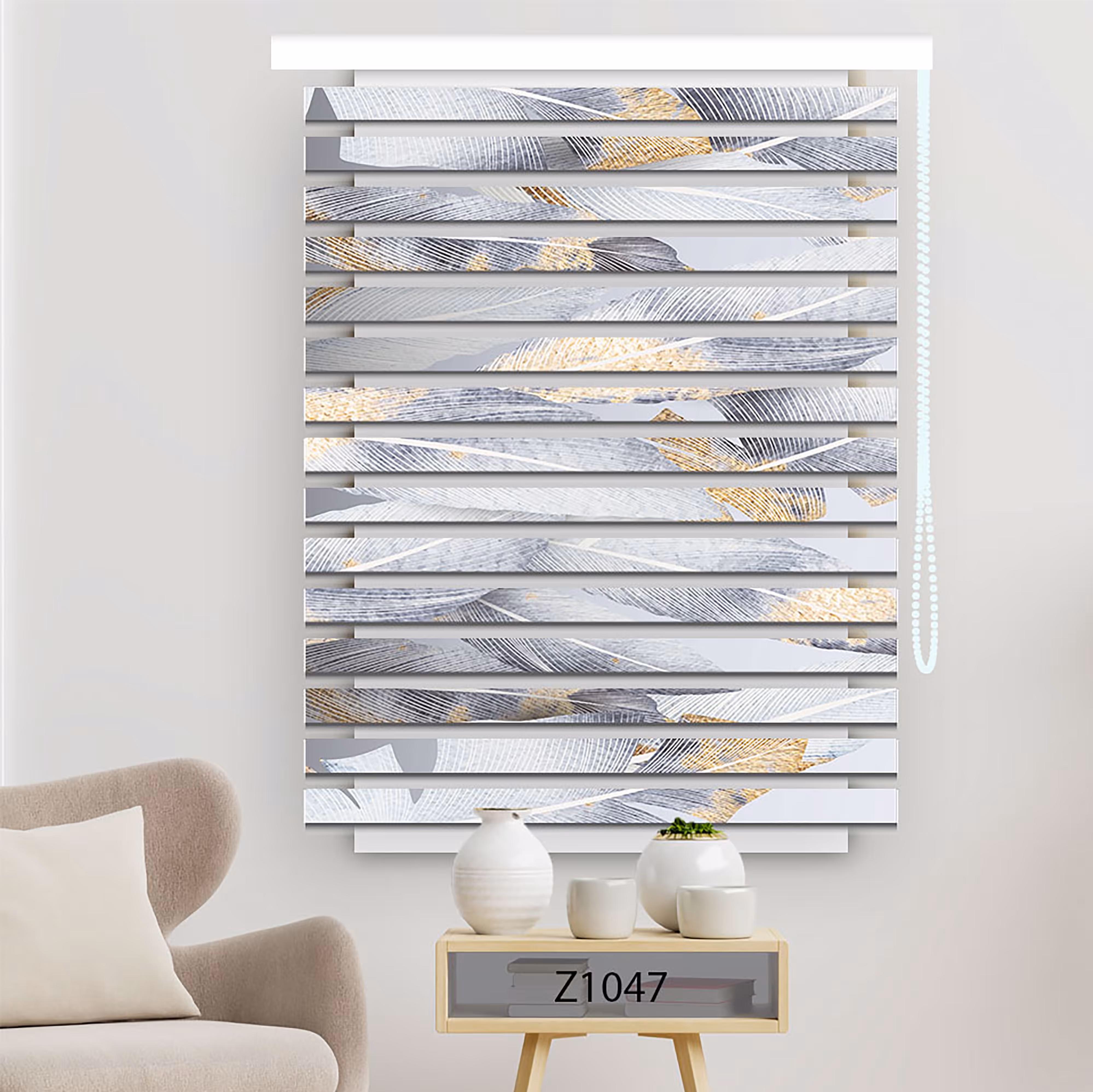 پرده زابر چاپی عرض 150 ارتفاع 150 کد 1047