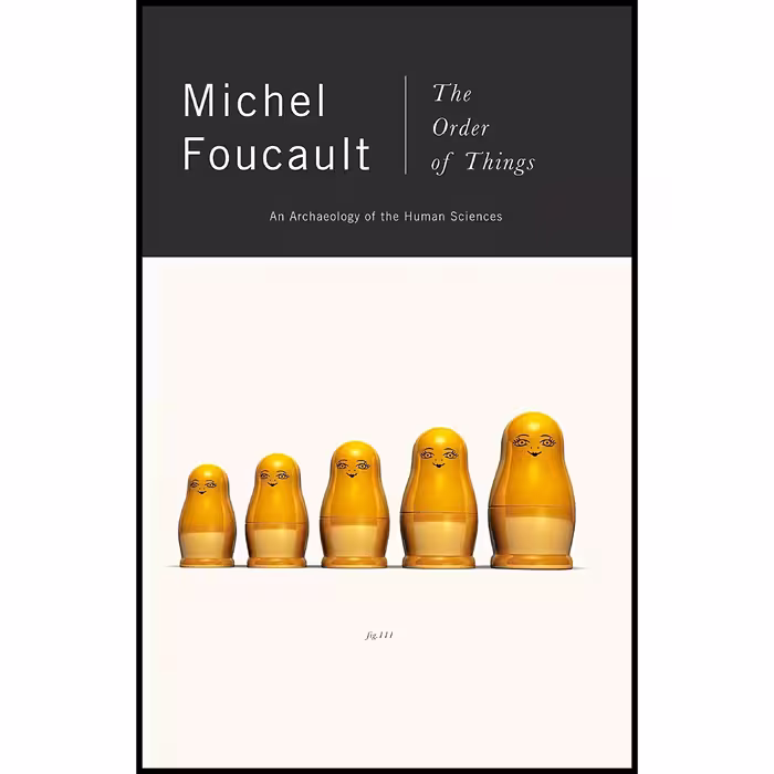 کتاب زبان اصلی The Order of Things اثر Michel Foucault انتشارات Vintage
