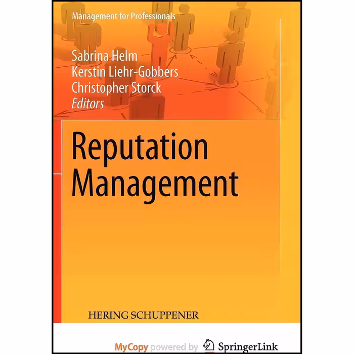 کتاب زبان اصلی Reputation Management اثر جمعی از نویسندگان