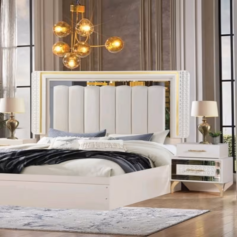 سرویس خواب دو نفره ام دی اف ملامینه ارغوان Arghavan bed set