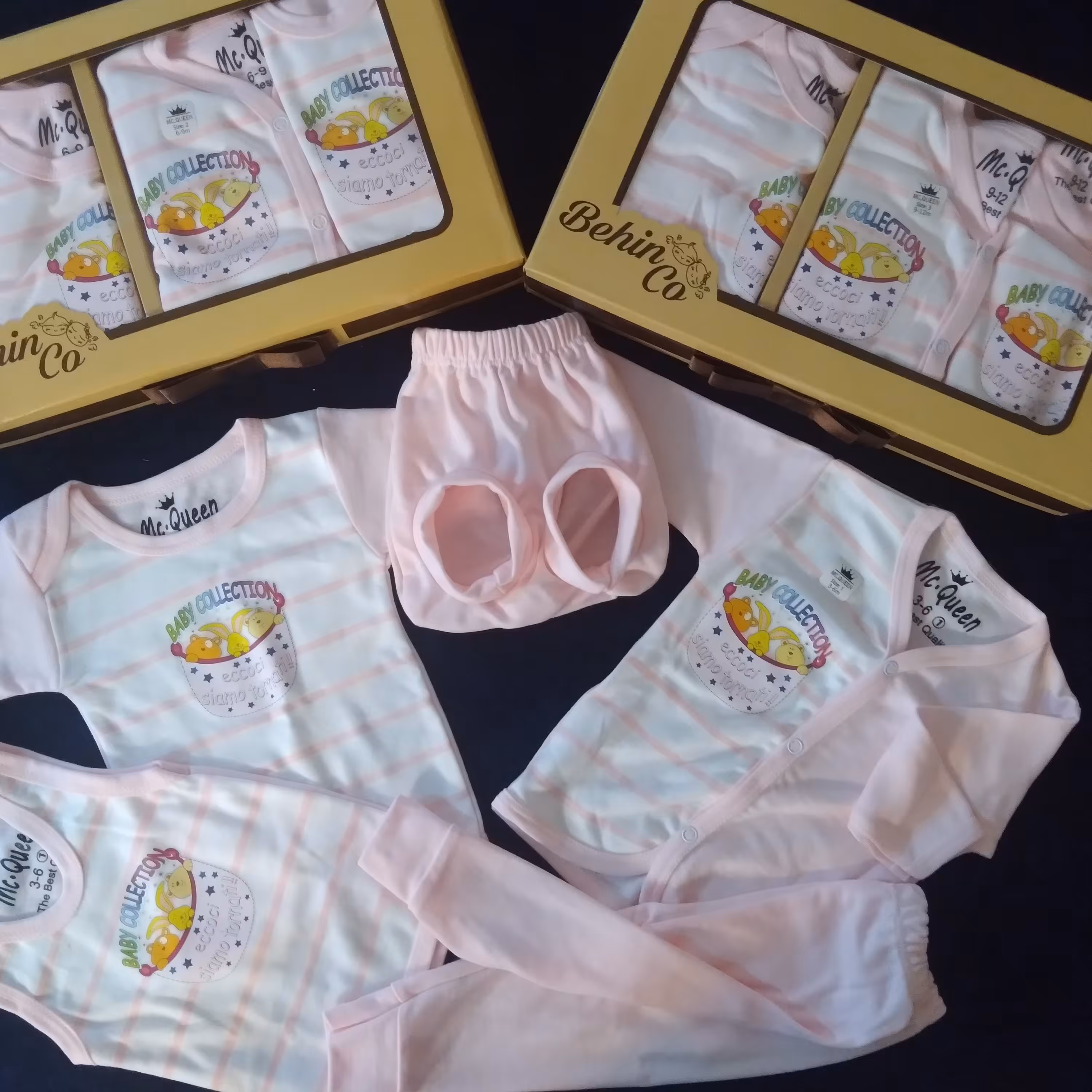 ست پنج تیکه نوزادی سیسمونی نوزادی سیسمونی نوزادی پنج تیکه لباس پنج تیکه نوزاری سیسمونی نوزادس پنج تیکه