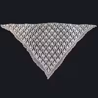 اشارپ رودوشی بافتنی سفید