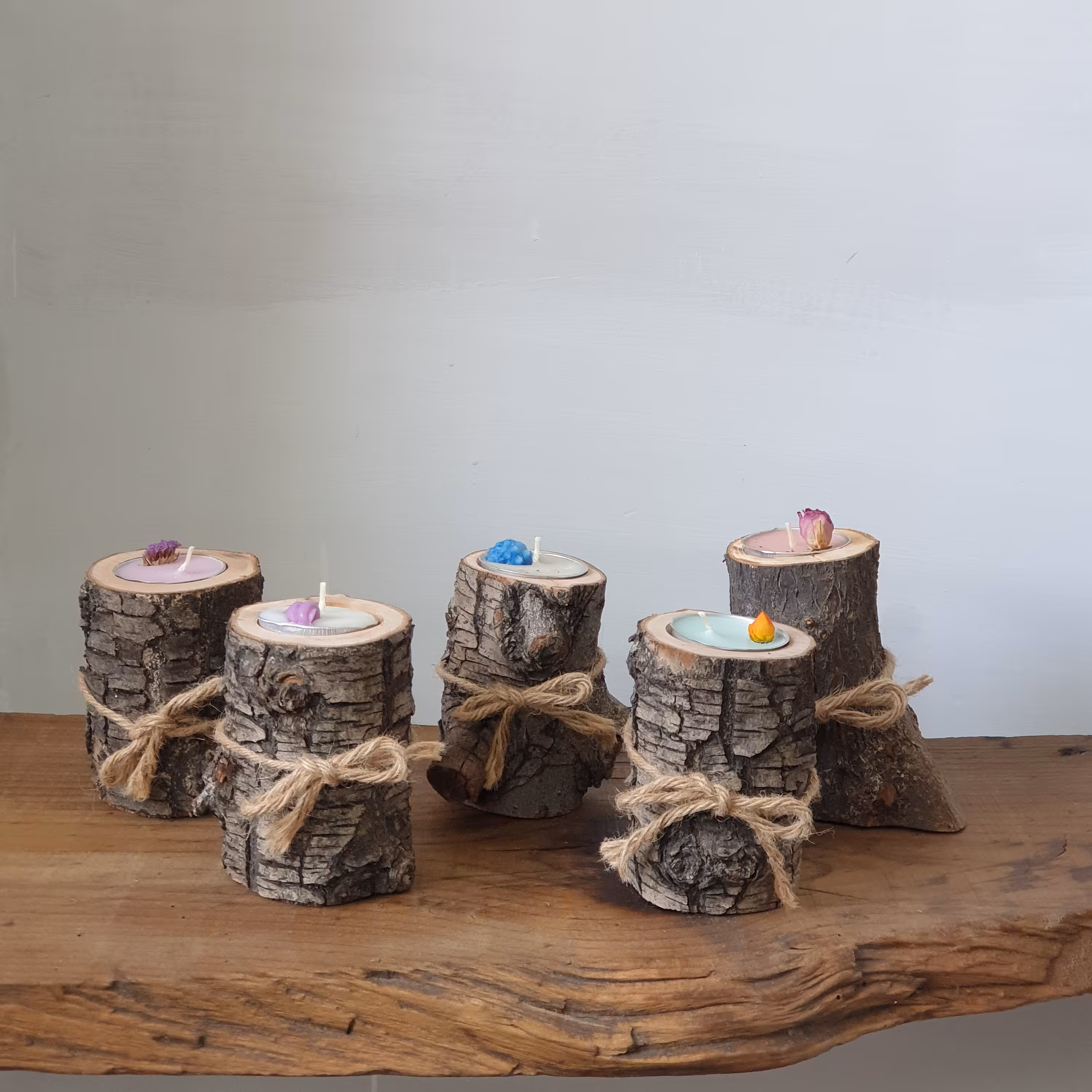 شمعدون چوبی سایز بزرگ