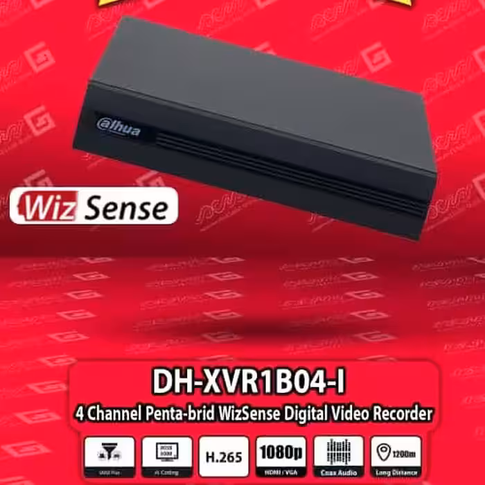 دستگاه 4کانال داهوا 2مگ 1080 مدل کوپر b104