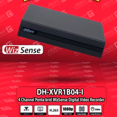 دستگاه 4کانال داهوا 2مگ 1080 مدل کوپر b104