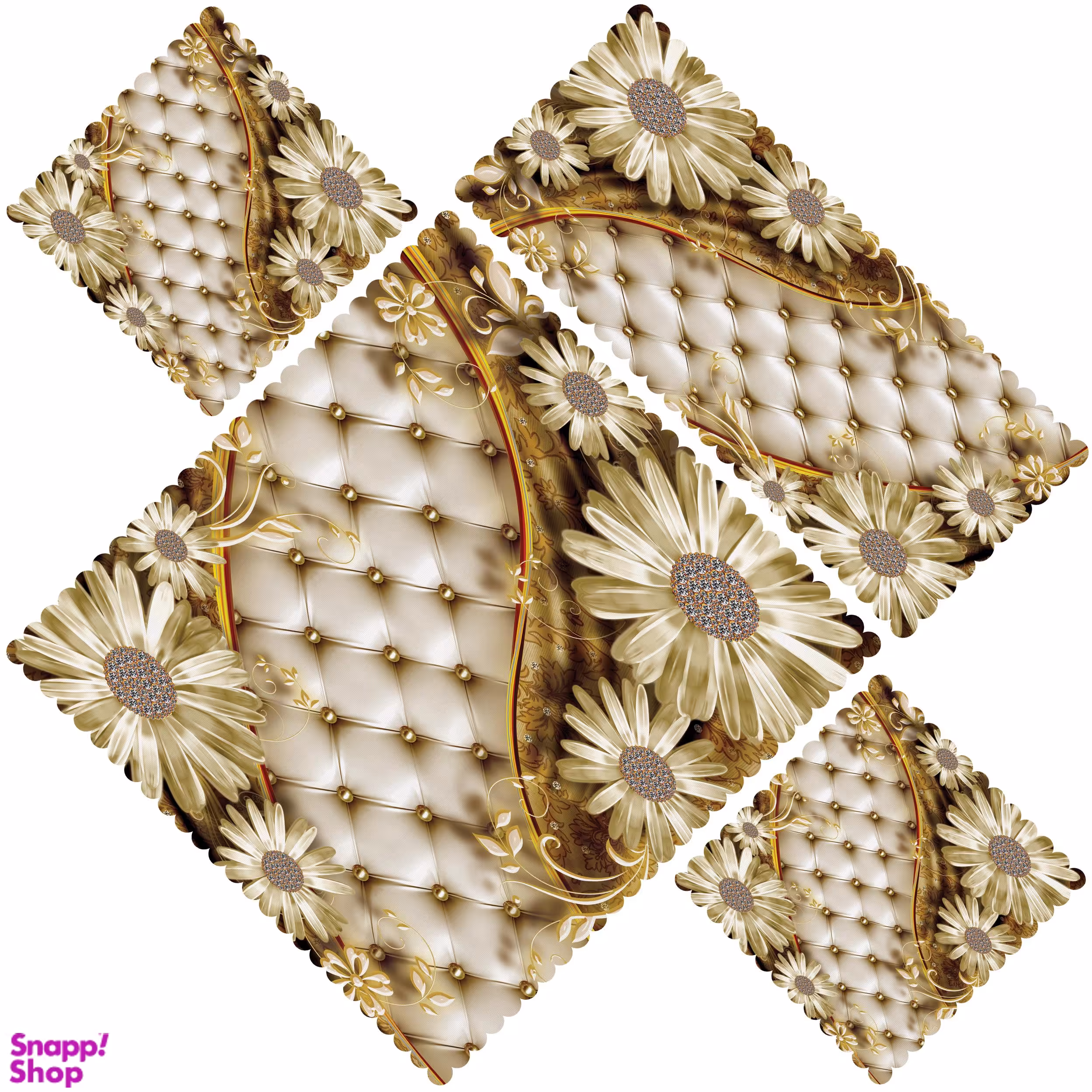 ست رومیزی 4 تکه مدل S31-42817 چند رنگ