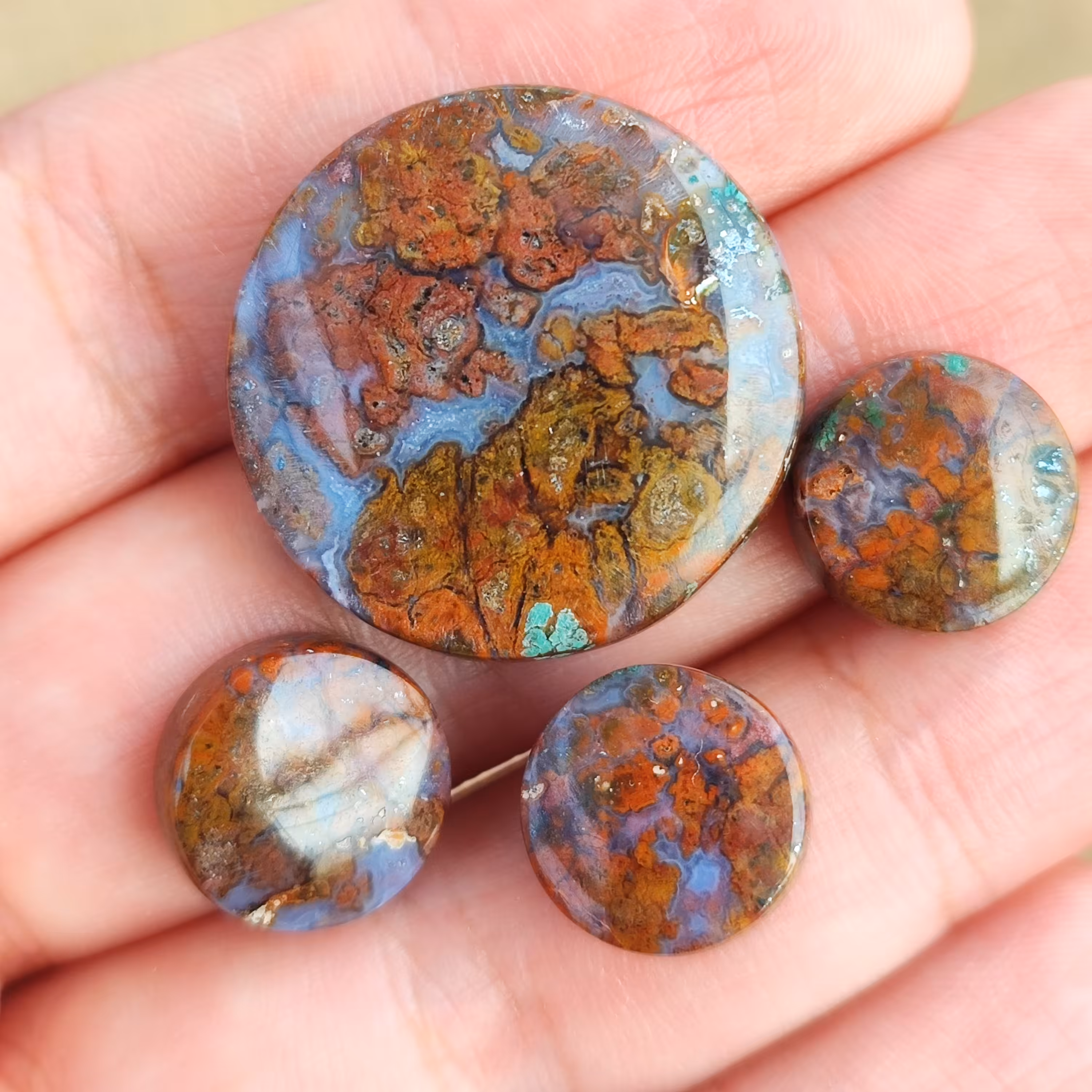 ست زیبای شجر ناب سه قلعه تراش گرد