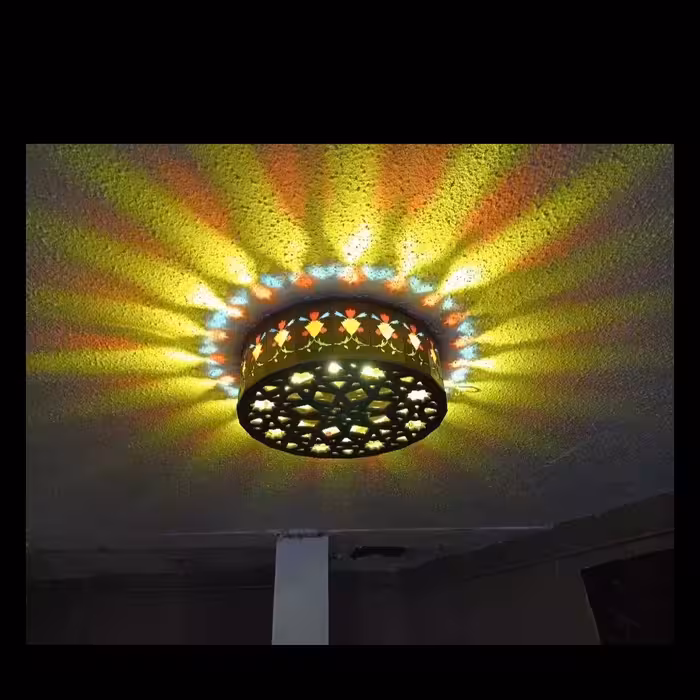 لوستر سقفی ال ای دی بیست وجهی