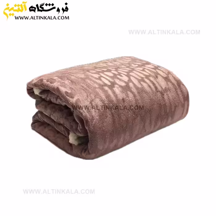 پتو گوسفندی نوجوان دولایه سایز 120×150 طرح سنگی کالباسی