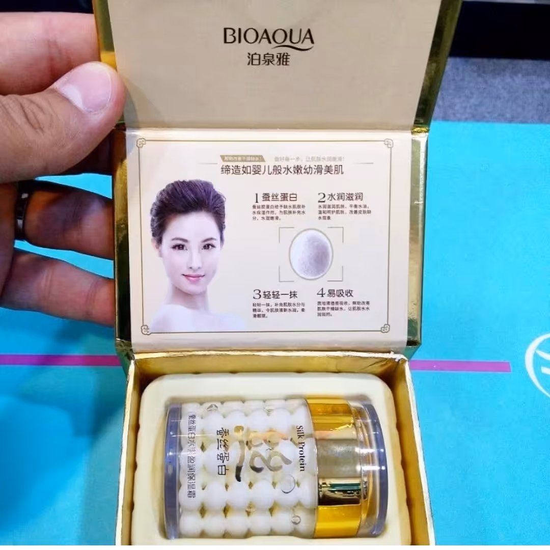 کرم شب پروتئین ابریشم بیوآکوا BIOAQUA اورجینال