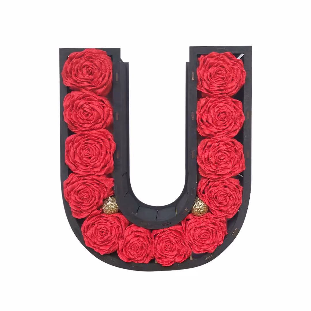 باکس حرف U انگلیسی 