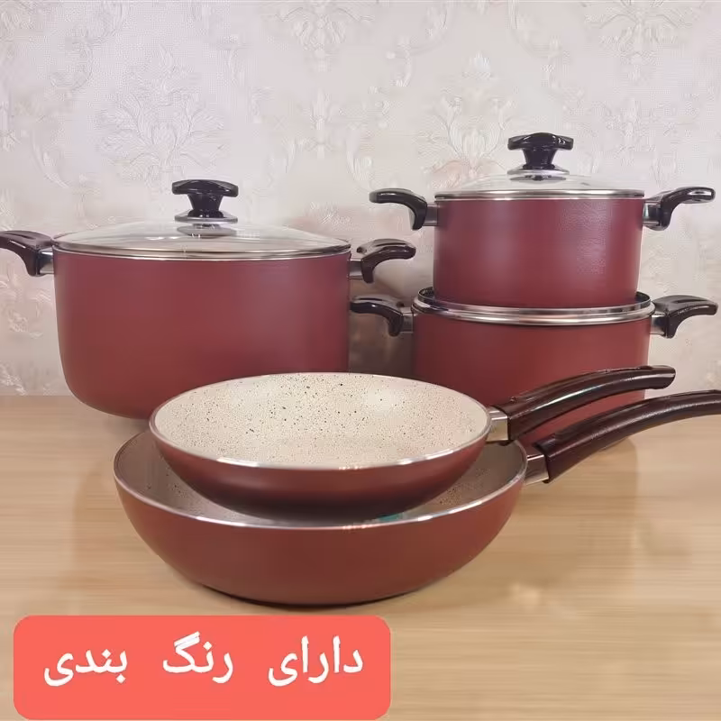سرویس قابلمه 8 پارچه (ماهان) - گرانیتی مدل دیاکو