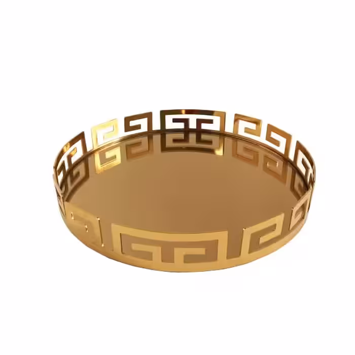 سینی کف اینه برند برنوا مدل ورساچ طلایی