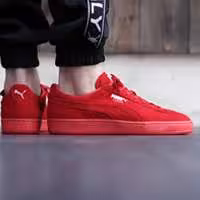 کفش کتانی کلاسیک پوما puma suede classic red