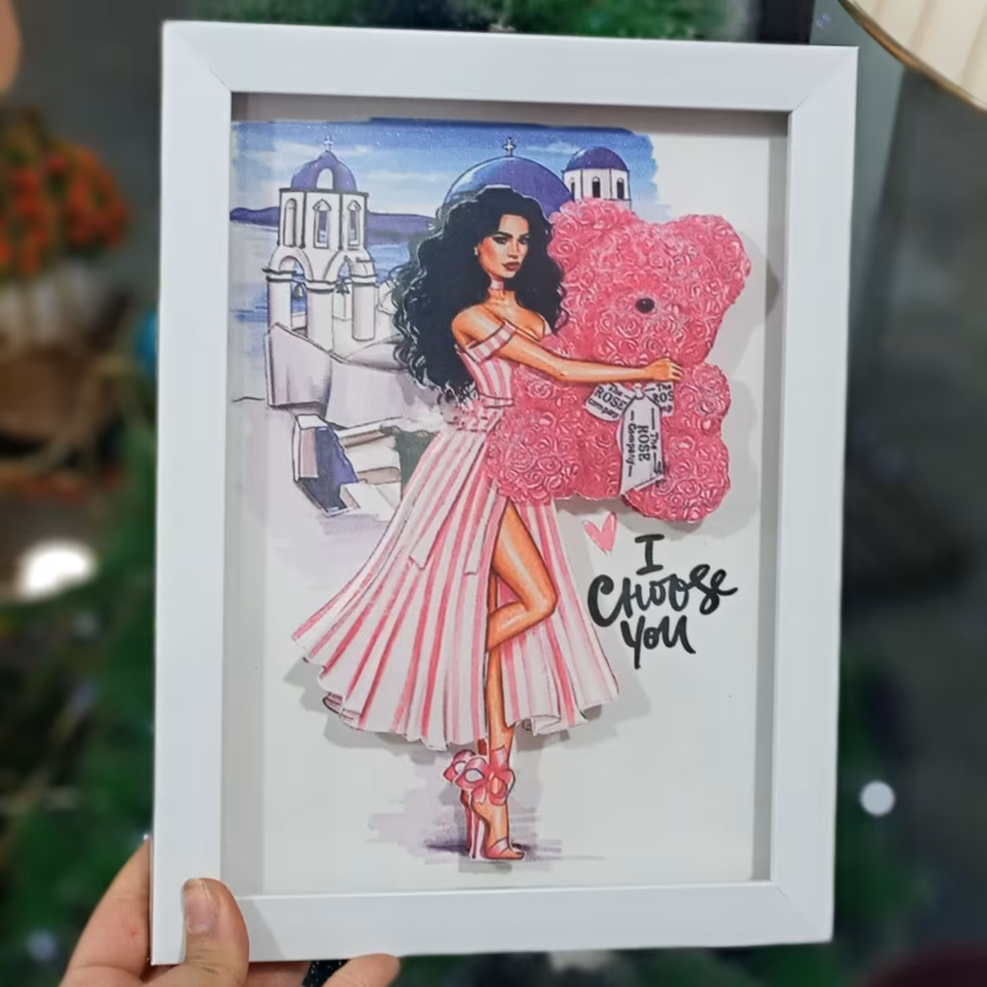 تابلو دخترانه سه بعدی