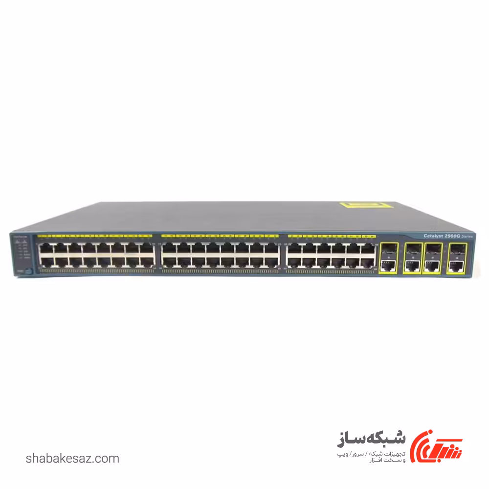 قیمت و خرید سوئیچ سیسکو Cisco WS-C2960G-48TC-L رکمونت 48 پورت 10/100/1000Mbps - شبکه ساز