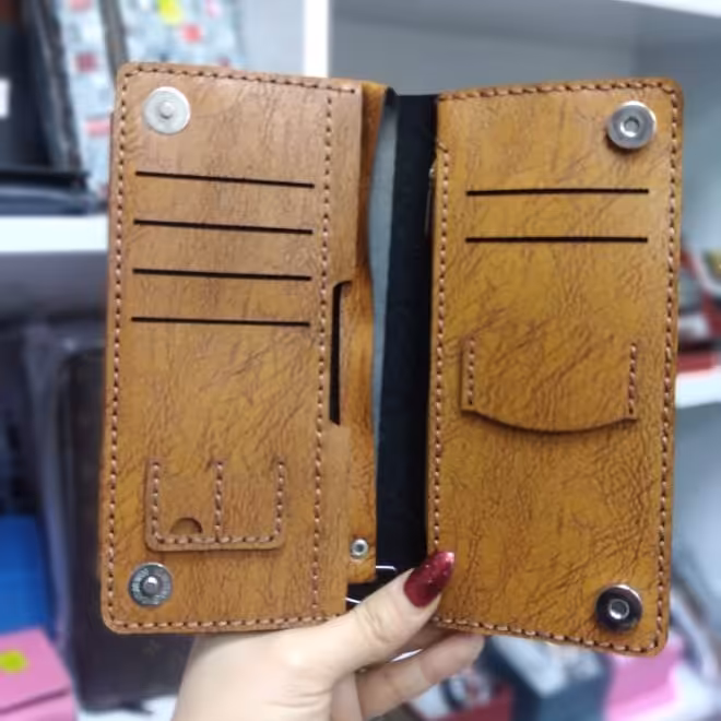 کیف پول مردانه چرم شتر