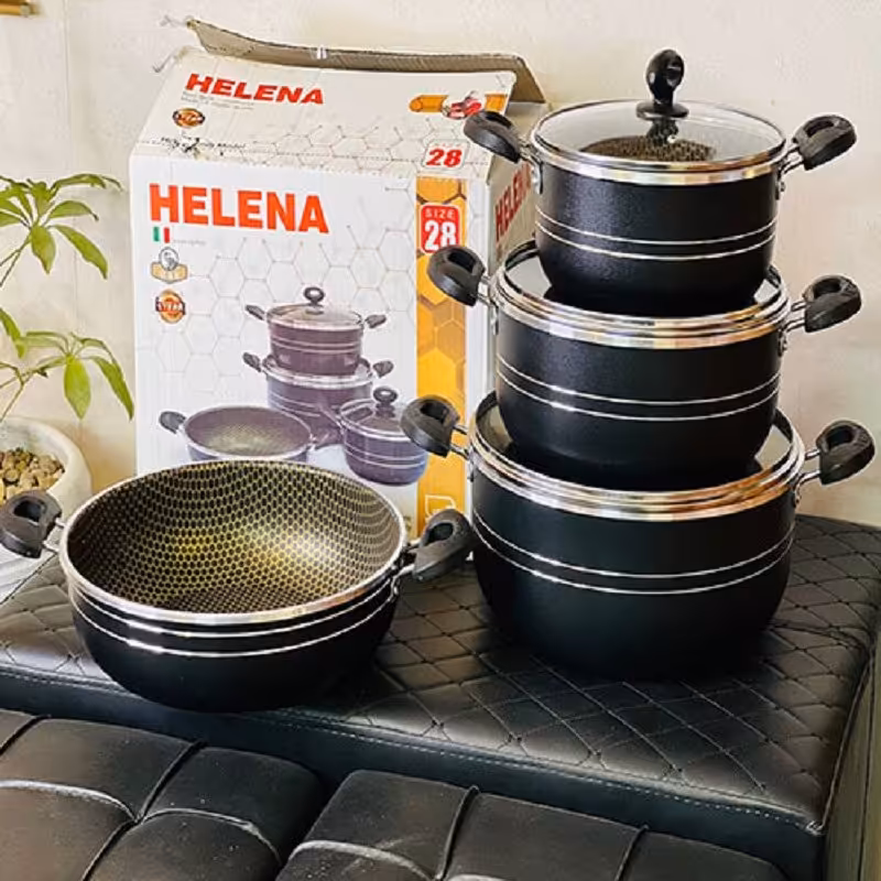 سرویس قابلمه 7 پارچه گرانیتی ورق ضخیم 