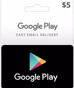 گیفت کارت گوگل پلی 5 دلاری آمریکا