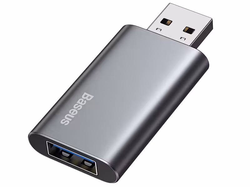 فلش مموری و آداپتور شارژ بیسوس Baseus Enjoy Music U-Disk 16GB ACUP-A0A ظرفیت 16 گیگابایت