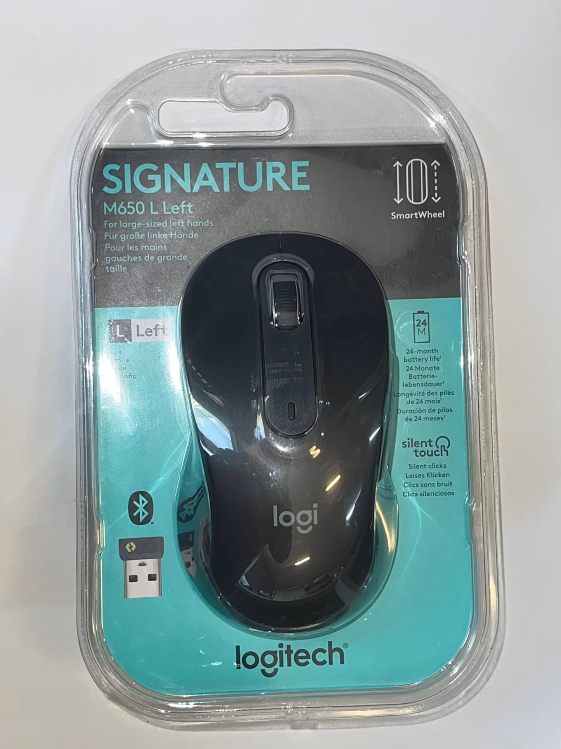 ماوس بی سیم لاجیتک مدل M650 Large Left