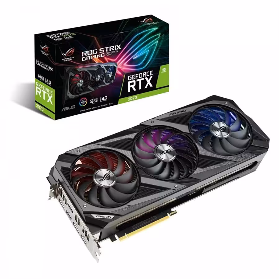 کارت گرافیک  ایسوس  مدل ROG STRIX RTX GAMING 3070 حافظه 8 گیگابایت