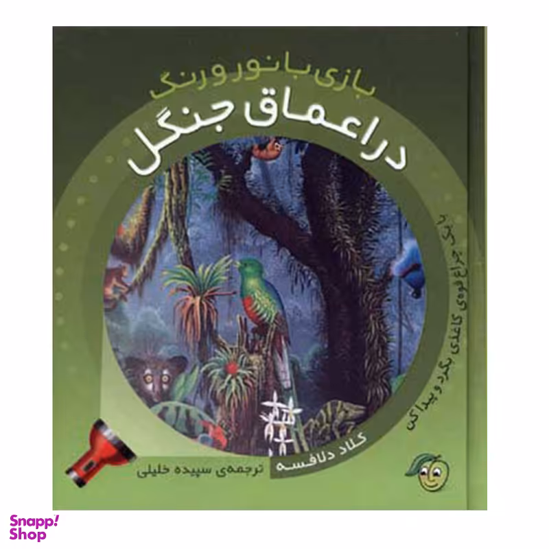 کتاب بازی با نور و رنگ در اعماق جنگل اثر کلاد دلافسه انتشارات پیام مشرق