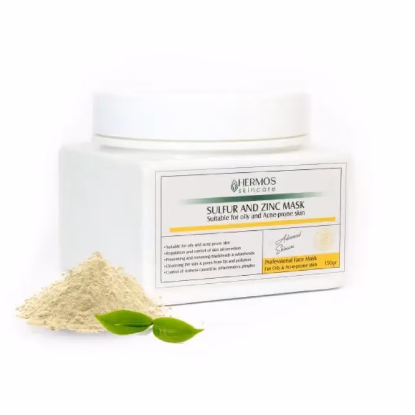 ماسک زینک و گوگرد ضد جوش هرموس150 گرم