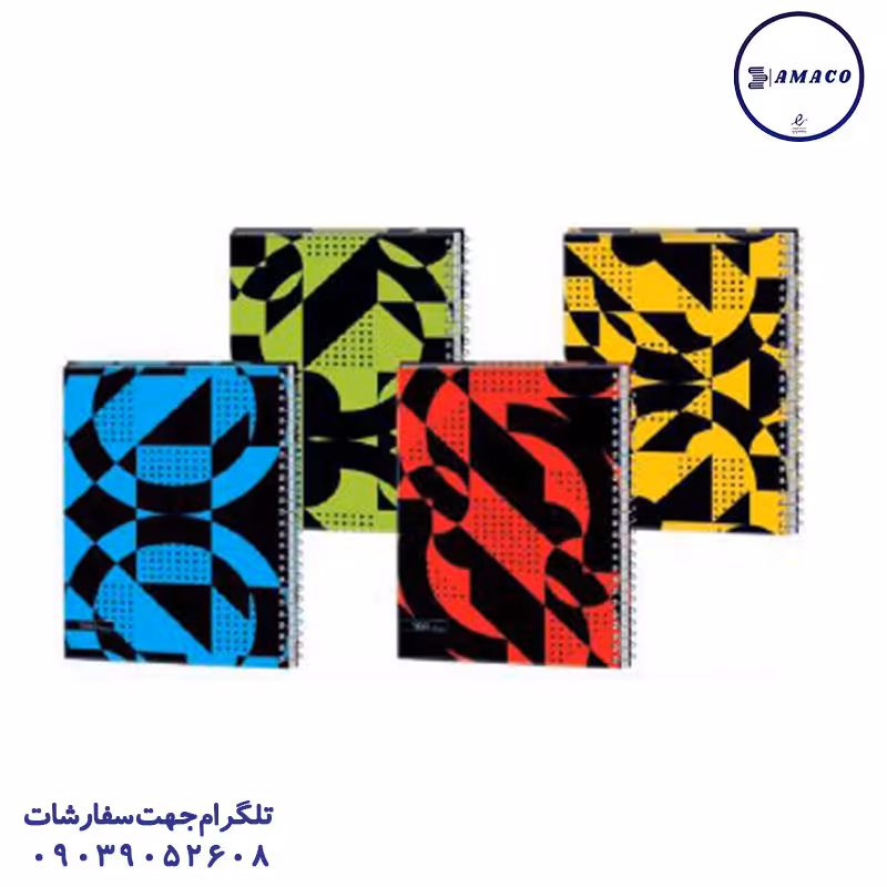 دفتر 160 رحلی جلد سخت کلاسیک کد 150 عرش