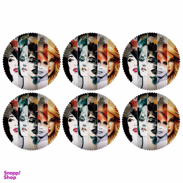 زیربشقابی مدل U2-42028 بسته 6 عددی