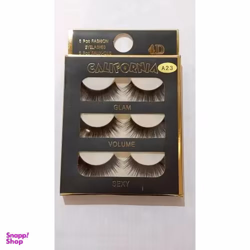 مژه مصنوعی کالیفرنیا (California) کد A23