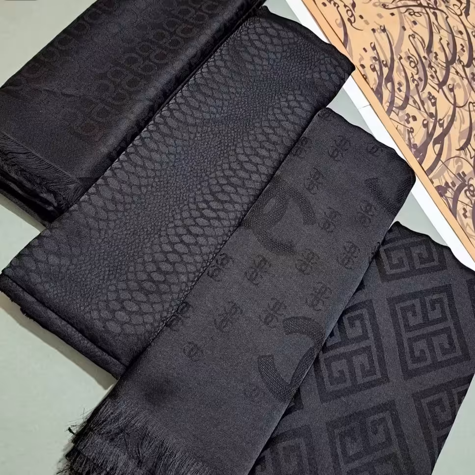 روسری نخی ژاکارد