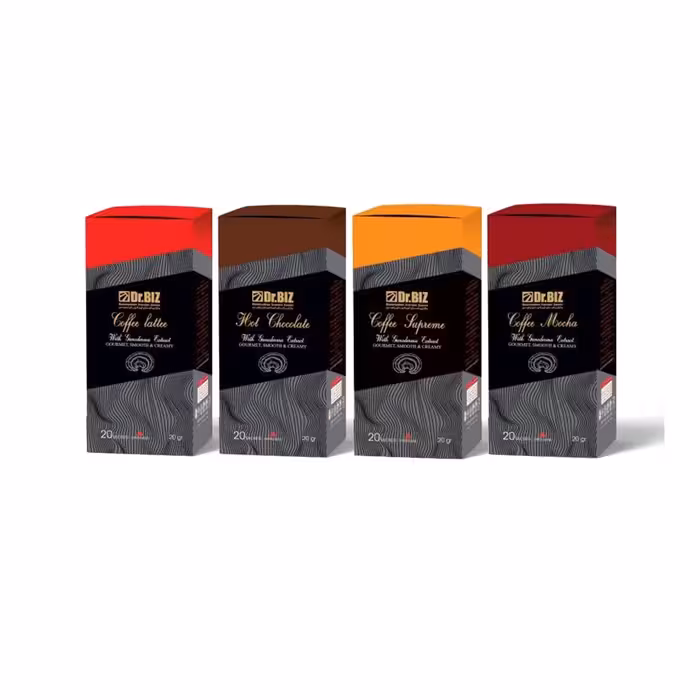 پک متنوع قهوه فوری گانودرما دکتر بیز 4 عددی